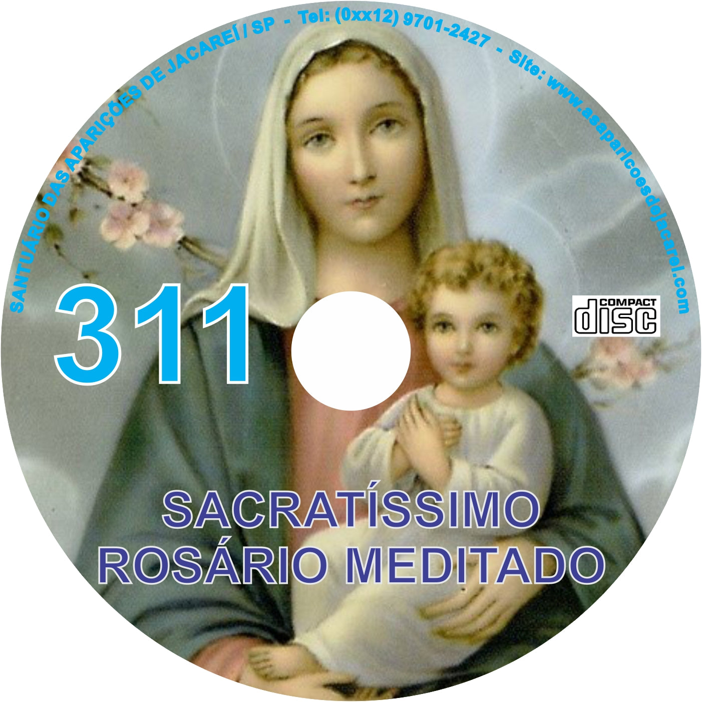 CD Rosário Meditado 311 CD Rosário Meditado 311